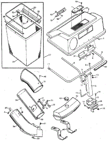 Grass Bagger parts for Craftsman Front-Engine Lawn Tractor 502254172 from AppliancePartsPros.com
