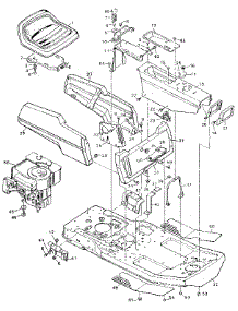 Body Chassis parts for Craftsman Front-Engine Lawn Tractor 502254173 from AppliancePartsPros.com