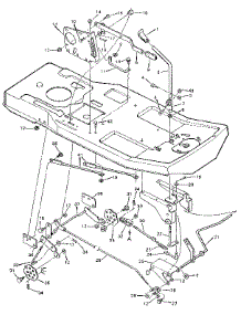 Mower Housing Suspension parts for Craftsman Front-Engine Lawn Tractor 502254173 from AppliancePartsPros.com
