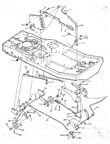 Mower Housing Suspension parts for Craftsman Front-Engine Lawn Tractor 502254180 from AppliancePartsPros.com
