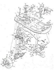 Drive System parts for Craftsman Front-Engine Lawn Tractor 502254190 from AppliancePartsPros.com