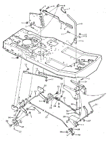 Mower Housing Suspension parts for Craftsman Front-Engine Lawn Tractor 502254190 from AppliancePartsPros.com