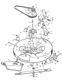 Mower Housing parts for Craftsman Front-Engine Lawn Tractor 502254190 from AppliancePartsPros.com