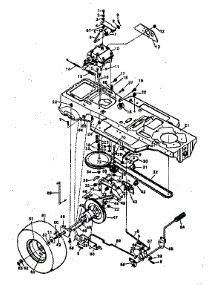 Drive System parts for Craftsman Front-Engine Lawn Tractor 502254211 from AppliancePartsPros.com