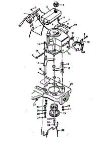 Engine Mount parts for Craftsman Front-Engine Lawn Tractor 502254211 from AppliancePartsPros.com