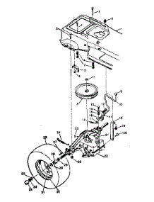 Rear Drive Half parts for Craftsman Front-Engine Lawn Tractor 502254260 from AppliancePartsPros.com