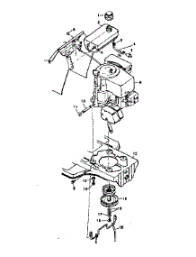 Engine Mount parts for Craftsman Front-Engine Lawn Tractor 502254260 from AppliancePartsPros.com