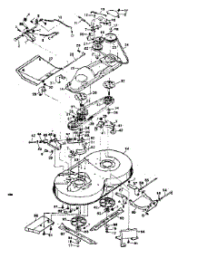 Mower Housing parts for Craftsman Front-Engine Lawn Tractor 502254260 from AppliancePartsPros.com