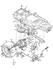 Ground Drive parts for Craftsman Front-Engine Lawn Tractor 502254280 from AppliancePartsPros.com