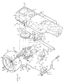 Motion Drive parts for Craftsman Front-Engine Lawn Tractor 502254281 from AppliancePartsPros.com