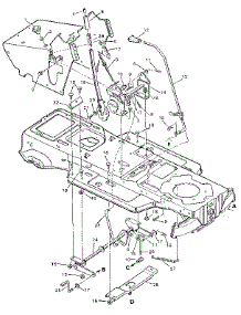 Suspension System parts for Craftsman Front-Engine Lawn Tractor 502254281 from AppliancePartsPros.com