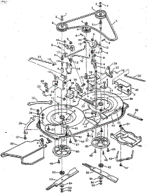 Mower Housing parts for Craftsman Mower Attachment 502254380 from AppliancePartsPros.com
