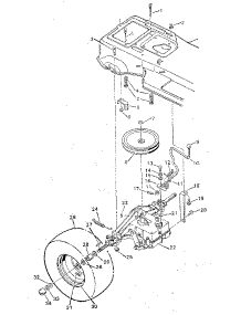 Rear Drive Half parts for Craftsman Front-Engine Lawn Tractor 502254690 from AppliancePartsPros.com