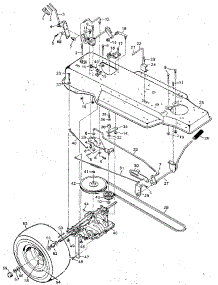 Motion Drive parts for Craftsman Front-Engine Lawn Tractor 502254970 from AppliancePartsPros.com