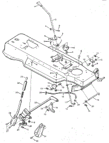 Mower Housing Suspension parts for Craftsman Front-Engine Lawn Tractor 502254970 from AppliancePartsPros.com