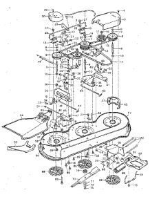 Mower Housing parts for Craftsman Front-Engine Lawn Tractor 502254970 from AppliancePartsPros.com