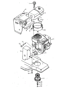 Engine Mount parts for Craftsman Front-Engine Lawn Tractor 502254970 from AppliancePartsPros.com