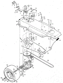 Motion Drive parts for Craftsman Front-Engine Lawn Tractor 502254982 from AppliancePartsPros.com