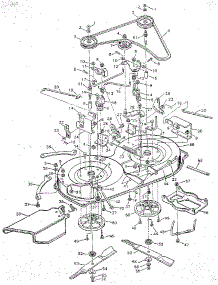 Mower Housing parts for Craftsman Front-Engine Lawn Tractor 502254982 from AppliancePartsPros.com