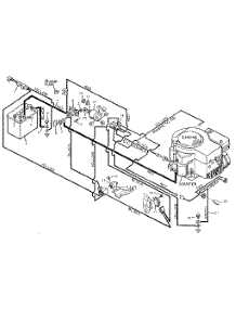 Wiring parts for Craftsman Front-Engine Lawn Tractor 502254982 from AppliancePartsPros.com