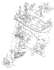 Drive System parts for Craftsman Front-Engine Lawn Tractor 502255010 from AppliancePartsPros.com