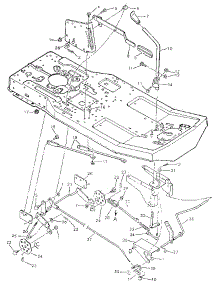Mower Housing Suspension parts for Craftsman Front-Engine Lawn Tractor 502255010 from AppliancePartsPros.com