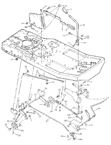 Mower Housing Suspension parts for Craftsman Front-Engine Lawn Tractor 502255011 from AppliancePartsPros.com