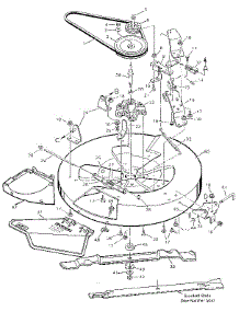 Mower Housing parts for Craftsman Front-Engine Lawn Tractor 502255011 from AppliancePartsPros.com