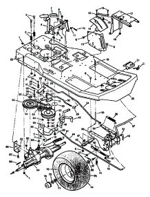 Motion Drive parts for Craftsman Front-Engine Lawn Tractor 502255031 from AppliancePartsPros.com