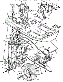Repair Parts Motion Drive parts for Craftsman Front-Engine Lawn Tractor 502255040 from AppliancePartsPros.com