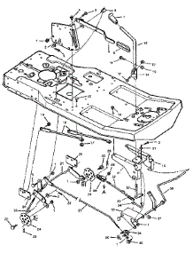 Mower Housing Suspension parts for Craftsman Front-Engine Lawn Tractor 502255050 from AppliancePartsPros.com