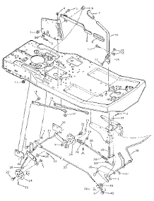 Mower Housing Suspension parts for Craftsman Front-Engine Lawn Tractor 502255060 from AppliancePartsPros.com