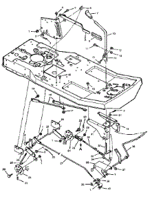 Mower Housing Suspension parts for Craftsman Rear-Engine Riding Mower 502255070 from AppliancePartsPros.com