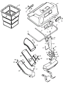 Grass Bagger parts for Craftsman Rear-Engine Riding Mower 502255070 from AppliancePartsPros.com