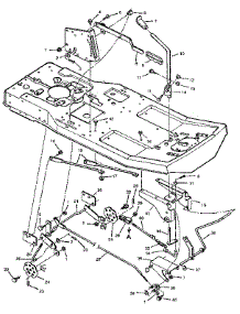 Mower Housing Suspension parts for Craftsman Front-Engine Lawn Tractor 502255071 from AppliancePartsPros.com