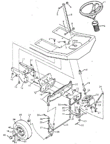 Steering System parts for Craftsman Front-Engine Lawn Tractor 502255090 from AppliancePartsPros.com