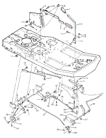 Mower Housing Suspension parts for Craftsman Front-Engine Lawn Tractor 502255091 from AppliancePartsPros.com