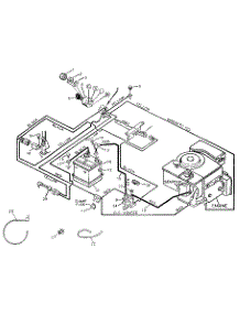 Wiring System parts for Craftsman Front-Engine Lawn Tractor 502255091 from AppliancePartsPros.com