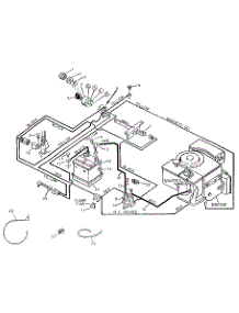 Wiring System parts for Craftsman Front-Engine Lawn Tractor 502255092 from AppliancePartsPros.com