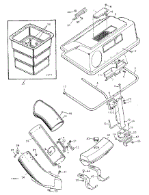 Grass Bagger parts for Craftsman Front-Engine Lawn Tractor 502255092 from AppliancePartsPros.com