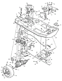 Drive System parts for Craftsman Front-Engine Lawn Tractor 502255094 from AppliancePartsPros.com