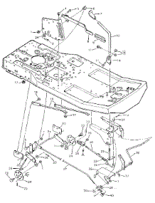Mower Housing Suspension parts for Craftsman Front-Engine Lawn Tractor 502255094 from AppliancePartsPros.com