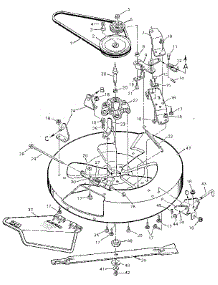 Mower Housing parts for Craftsman Front-Engine Lawn Tractor 502255094 from AppliancePartsPros.com