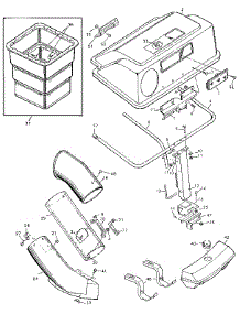 Grass Bagger parts for Craftsman Front-Engine Lawn Tractor 502255094 from AppliancePartsPros.com
