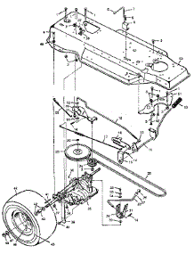 Motion Drive parts for Craftsman Front-Engine Lawn Tractor 502255110 from AppliancePartsPros.com