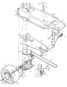 Motion Drive parts for Craftsman Front-Engine Lawn Tractor 502255112 from AppliancePartsPros.com