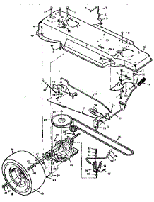 Motion Drive parts for Craftsman Front-Engine Lawn Tractor 502255120 from AppliancePartsPros.com