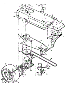 Motion Drive parts for Craftsman Front-Engine Lawn Tractor 502255121 from AppliancePartsPros.com
