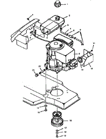 Engine Mount parts for Craftsman Front-Engine Lawn Tractor 502255121 from AppliancePartsPros.com