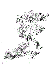 Drive Assembly parts for Craftsman Front-Engine Lawn Tractor 502255151 from AppliancePartsPros.com